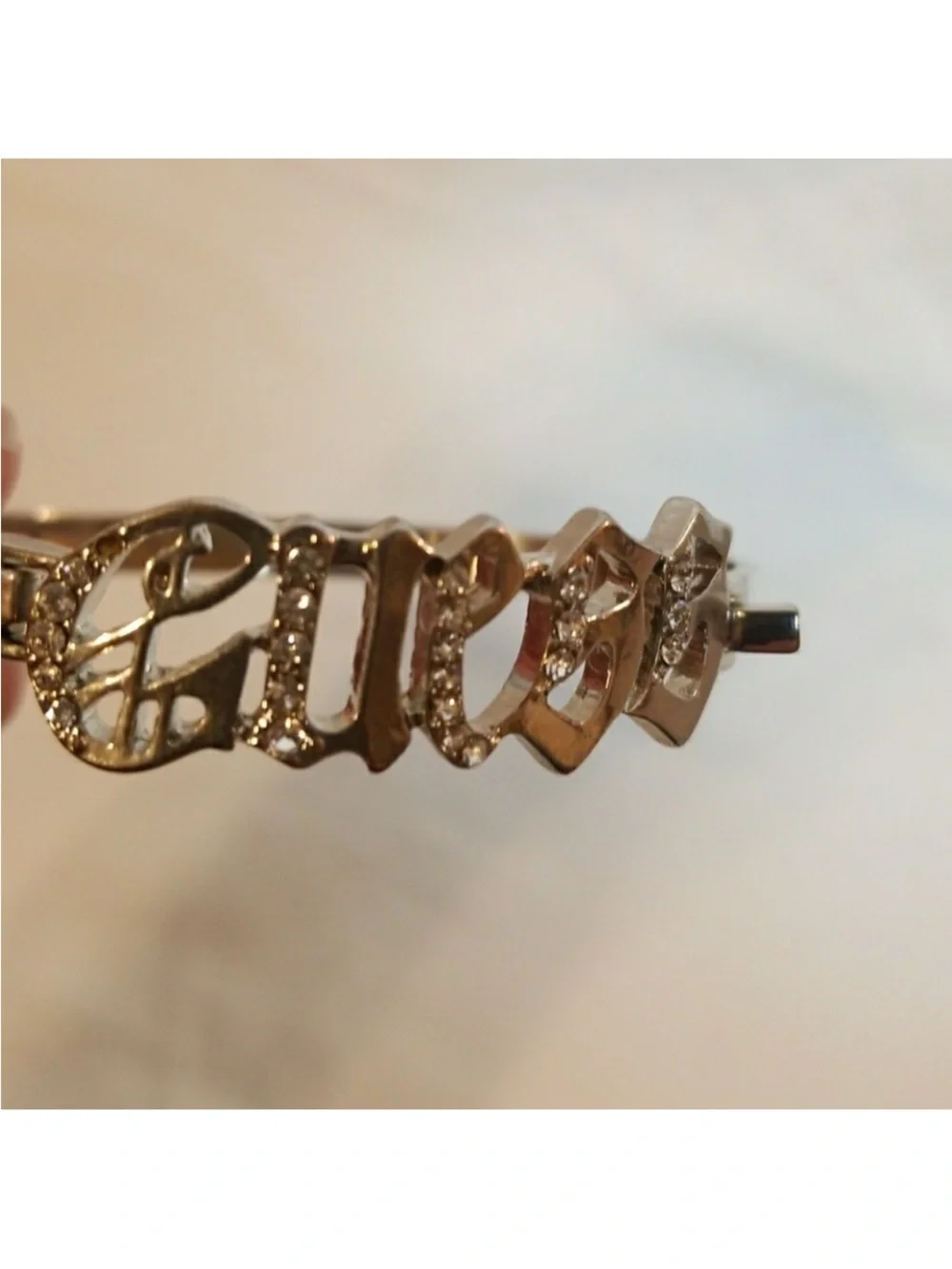 GUESS Silver-Tone Double G Link Bracelet and cuff bracelet